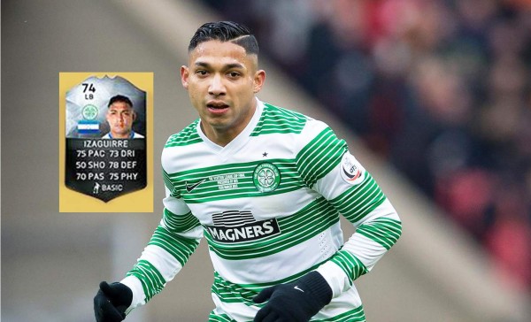 Emilio Izaguirre, dentro del ''Equipo de la semana 2'' en FIFA 2016
