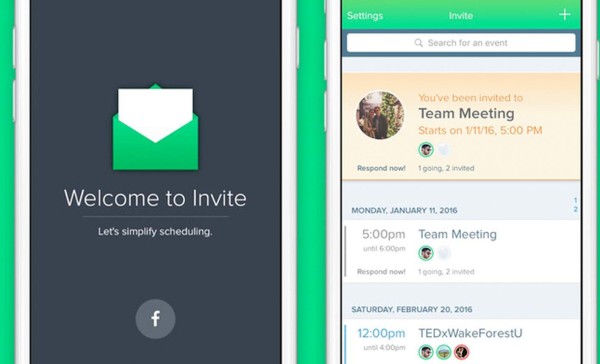 Invite, una manera simple de programar eventos desde iOS