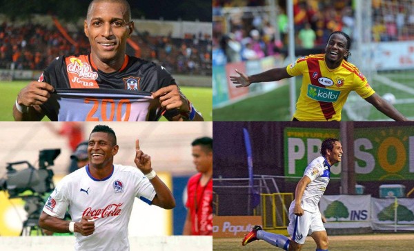 Los grandes goleadores activos en el fútbol centroamericano