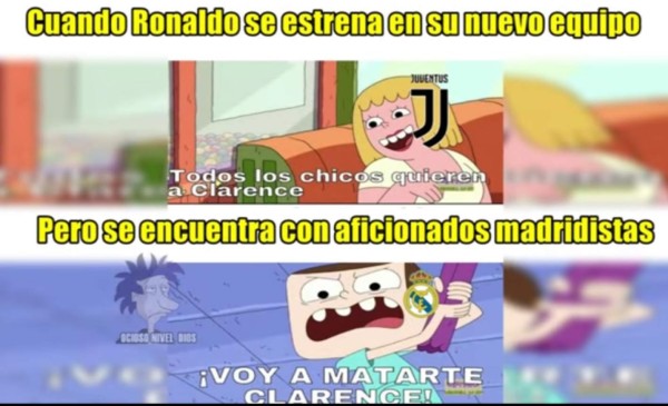 Los mejores memes del debut de Cristiano Ronaldo en Italia con la Juventus