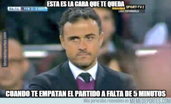 MEMES: Burlas contra Barcelona tras empatar con Deportivo La Coruña