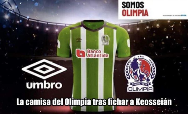 ¡No perdonan! Los divertidos memes que dejó la llegada de Keosseián al Olimpia