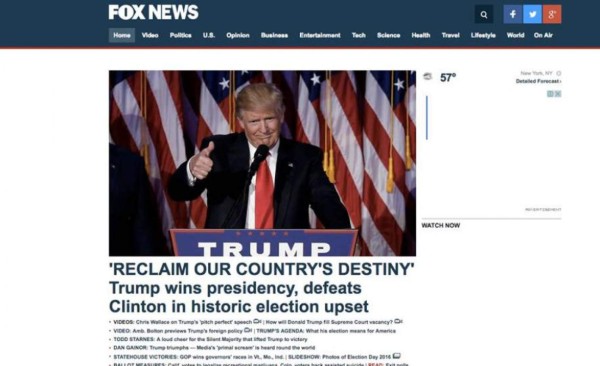 PORTADAS: La agresiva reacción de la prensa internacional tras gane de Donald Trump