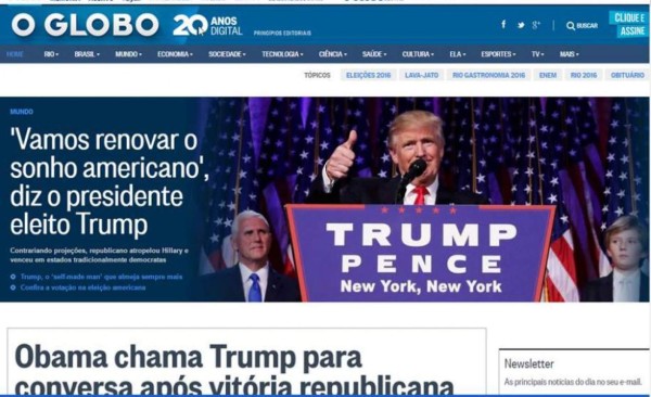 PORTADAS: La agresiva reacción de la prensa internacional tras gane de Donald Trump