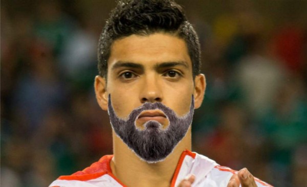 En México le ponen barbas a sus seleccionados en honor al Movember
