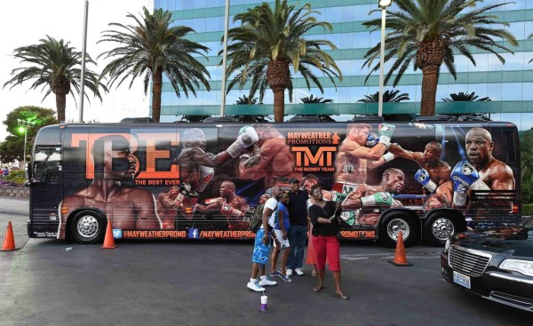 La mejores imágenes previo a la pelea del siglo