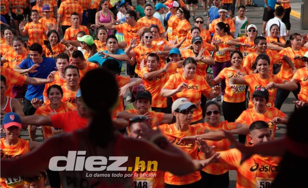 Vibrante ambiente en el Circuito Asics San Pedro Sula .