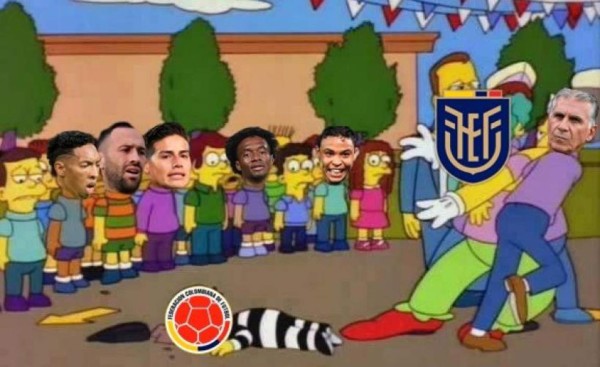Los memes no perdonan a la Colombia de James Rodríguez tras la paliza de Ecuador