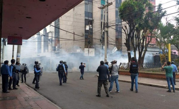 FOTOS: Así se vivieron los enfrentamientos y protestas en Honduras