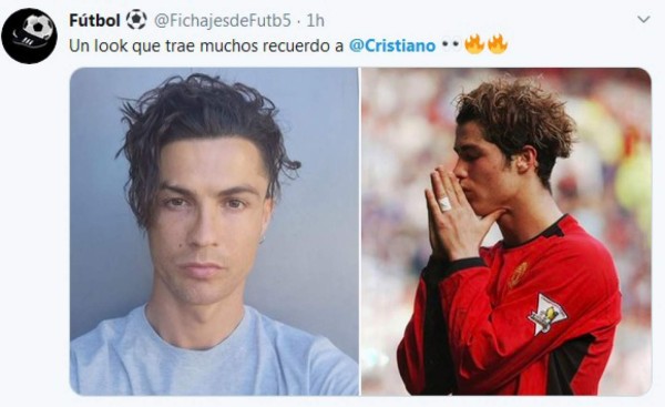 Los crueles memes y burlas en Twitter del radical cambio de look de Cristiano Ronaldo