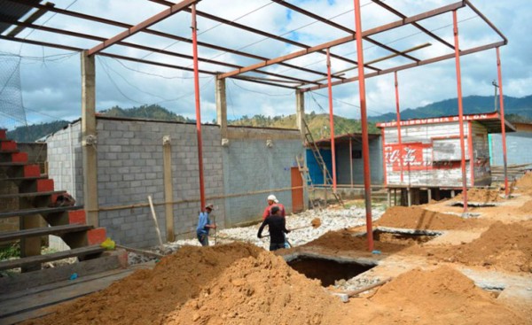 FOTOS: La remodelación que se realiza en el estadio Marcelo Tinoco de Danlí