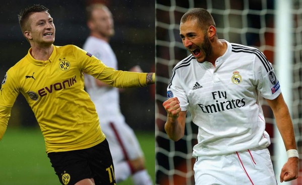 Dortmund y Real Madrid aseguraron su presencia en octavos