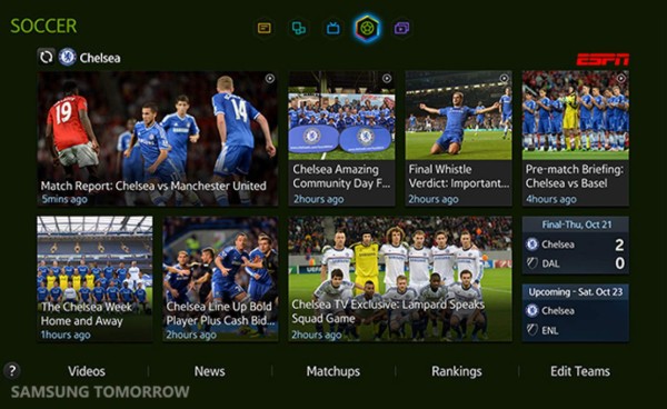 Samsung Smart TV revoluciona la manera de disfrutar el fútbol