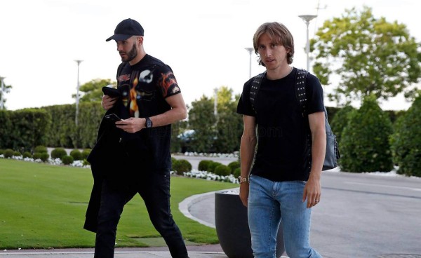 Relajados y a la moda: La última práctica de Real Madrid antes de enfrentar al Atlético