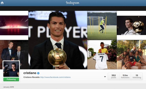 Cristiano mantiene fotos de Irina en su Instagram, la modelo las borró