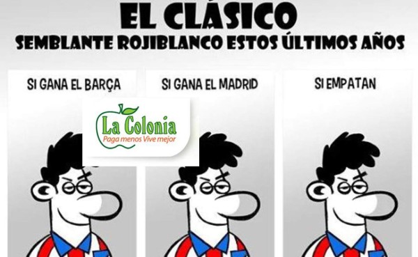 La derrota del Real Madrid ante Barcelona es víctima de memes en redes sociales