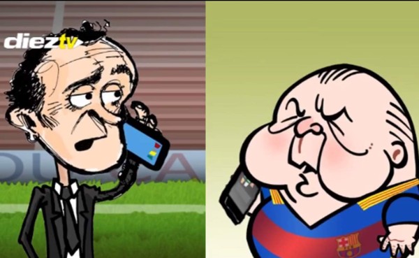 DIEZ CÓMICS: Los consejos de Luis Enrique a Ferrari para ganar la Liga