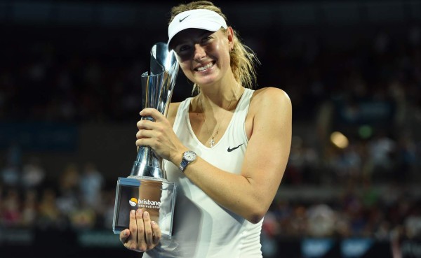 María Sharapova inicia el año como campeona en Australia