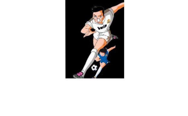 Los futbolistas dibujados al estilo de los Supercampeones