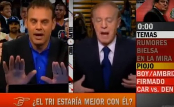 VIDEO: José Ramón Fernández y David Faitelson se retan a los golpes en vivo