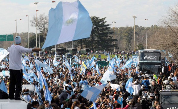 Selección argentina cancela recorrido en centro de Buenos Aires