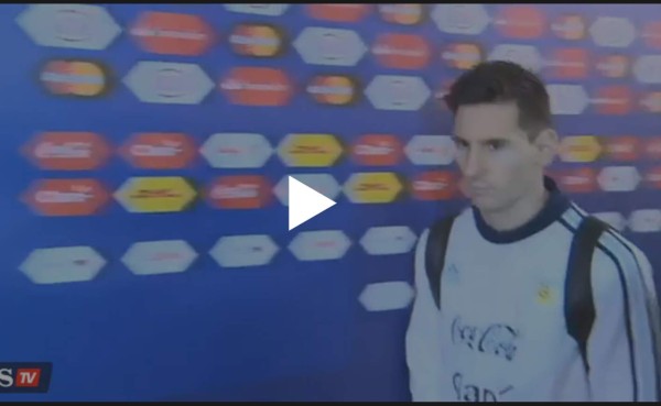 VIDEO: Un cabizbajo Messi no atendió a la prensa tras perder la Copa América&nbsp;&nbsp;