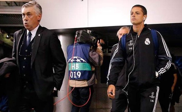 Ancelotti aplaza la decisión del fichaje de 'Chicharito' a final de temporada