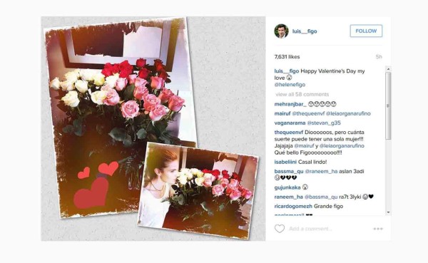 Los grandes cracks del fútbol mundial y su Día de San Valentín más hermoso