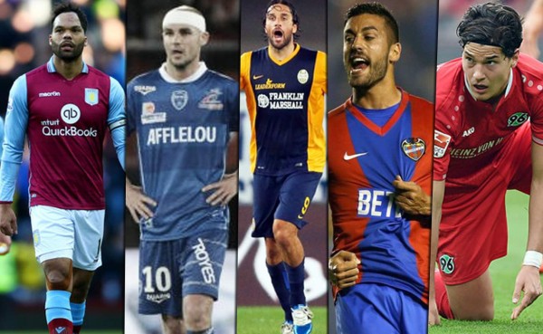 Los equipos que luchan por no descender en las principales ligas del fútbol mundial