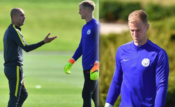 Joe Hart abandona el entrenamiento tras supuesta discusión con Pep Guardiola