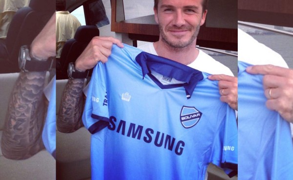 David Beckham felicita al Bolívar por lograr el título del torneo boliviano