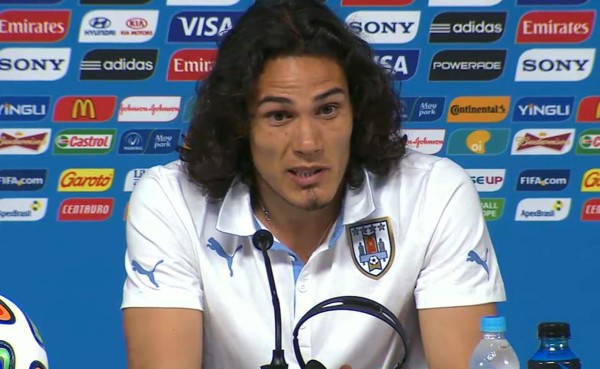 Cavani quiere olvidarse de Jara y centrarse en el partido contra Ecuador