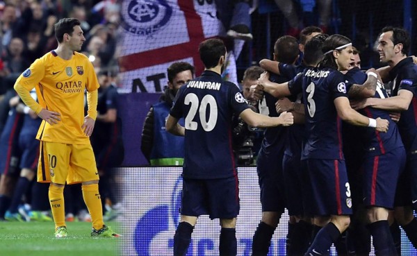 Atlético de Madrid echa de la Champions a un Barcelona desconocido