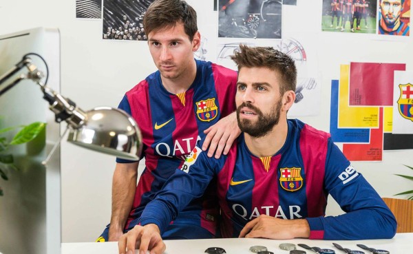 Messi felicita a Piqué por su premio y aprovechó para hacerle una broma