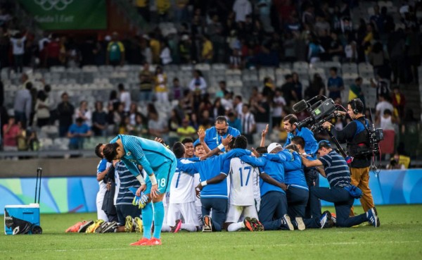 Imágenes del momento histórico para Honduras tras pasar a semifinales en Río 2016