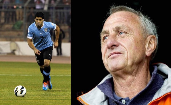 Johan Cruyff duda que Luis Suárez encaje en el Barcelona