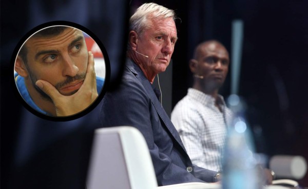 Piqué sobre la muerte de Cruyff: 'Es una triste noticia por la que estamos todos muy tocados'