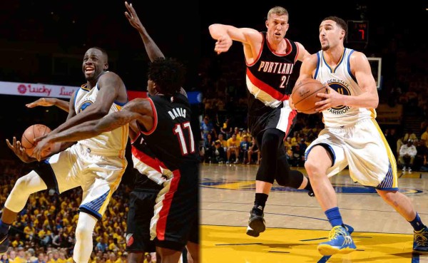 Warriors pegan primero en semifinales del Oeste en la NBA