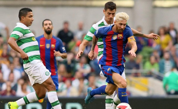Barcelona, sin despeinarse derrota 3-1 al Celtic de Emilio Izaguirre