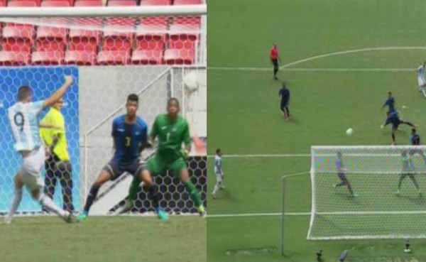 Jonathan Calleri perdonó a Honduras frente al marco de 'Buba' López