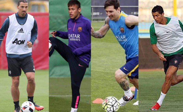 VIDEO: Golazos de los cracks del fútbol durante los entrenamientos