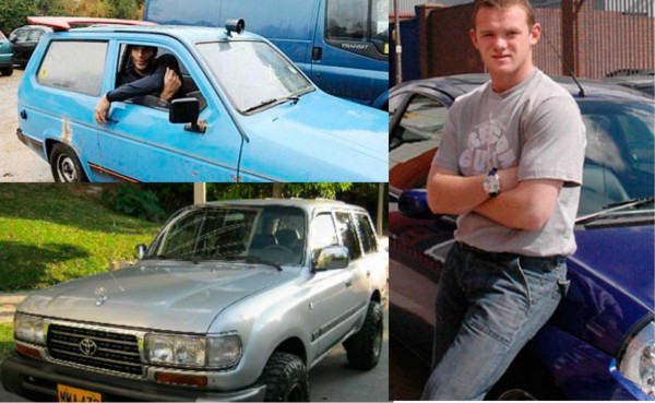 Los 10 cracks de fútbol que manejaron carros que podría tener cualquier persona