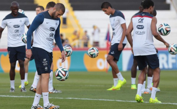 Francia abrió su entrenamiento a todo el público