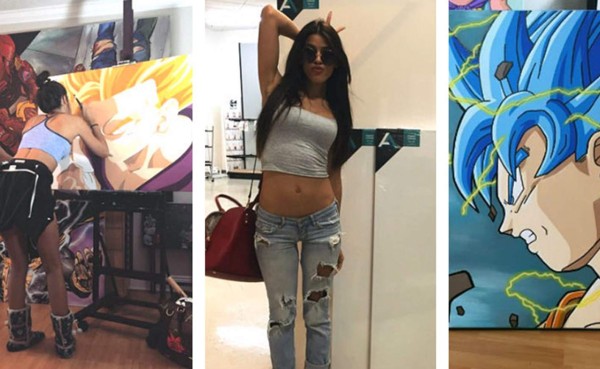 La sexy pintora de Dragon Ball que encuentras en Instagram