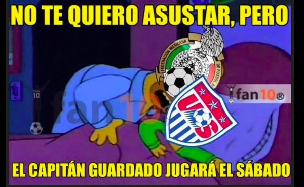 Los MEMES en las redes previo al duelo México-Estados Unidos