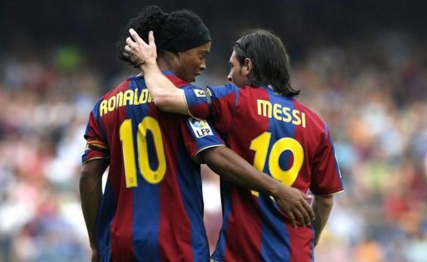 Ronaldinho: 'Después de mí, el mejor que he visto es Messi'