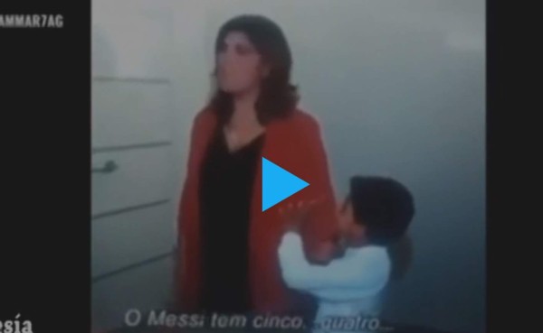 VIDEO: Hijo de Cristiano Ronaldo le pregunta por Messi a su abuela y ella se molesta