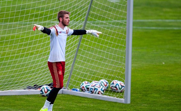 Arquero español David de Gea sufre molestias musculares