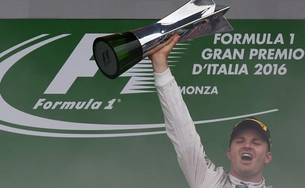 Nico Rosberg gana el Gran Premio de Italia y se coloca a dos puntos de Hamilton