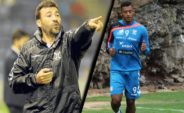 Técnico del Tenerife analiza convocar a 'Choco' Lozano para el domingo